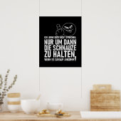 ICH LERNE DOCH NICHT SPRECHEN POSTER (Keuken)