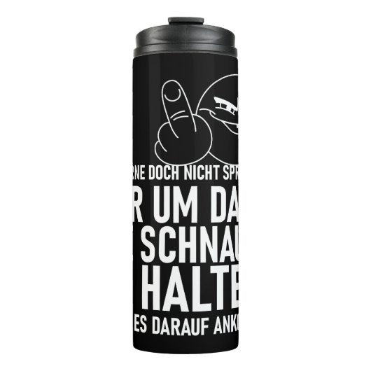 ICH LERNE DOCH NICHT SPRECHEN THERMOSBEKER (Voorkant)