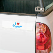 Ich liebe Bayern I love Bavaria Bumpersticker (Op Truck)