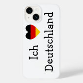 Ich liebe Deutschland Case-Mate iPhone Case (Achterkant)