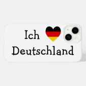 Ich liebe Deutschland Case-Mate iPhone Case (Achterkant (horizontaal))