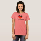 "Ich liebe Deutschland" Fussball Deutschland T-shirt (Voorkant volledig)