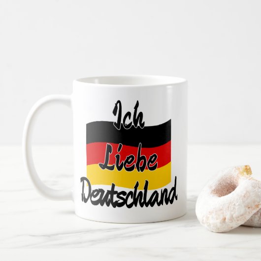 Ich Liebe Deutschland Koffiemok (Met donut)