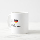 Ich liebe Deutschland Koffiemok (Voorkant links)