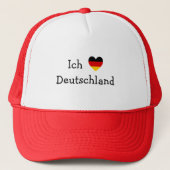 Ich liebe Deutschland Trucker Pet (Voorkant)