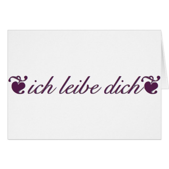 ich liebe dich (Voorkant Horizontaal)