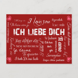 Ich liebe Dich! Briefkaart