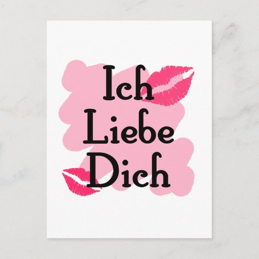 ich liebe dich briefkaart (Voorkant)