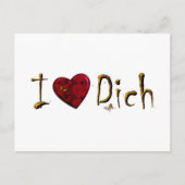 Ich Liebe Dich Briefkaart (Voorkant)
