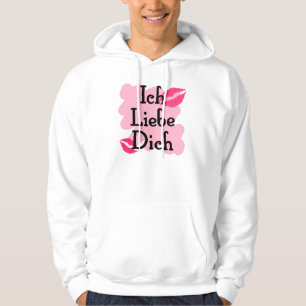 Ich Liebe Dich - Duits Ik hou van je Hoodie