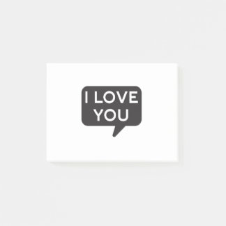 Ich liebe dich post-it® notes