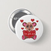 Ich Liebe Dich Ronde Button 5,7 Cm (Voorkant /achterkant)