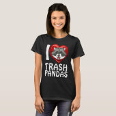 Ich liebe Garbage Pandas Raccoon T-shirt (Voorkant volledig)