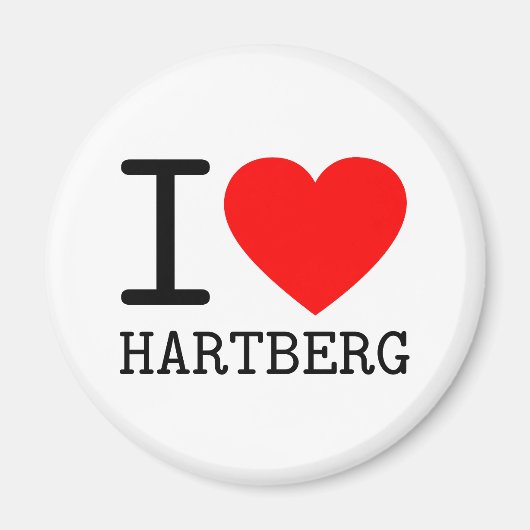 Ich liebe Hartberg Steiermark Österreich Magneet (Voorkant)