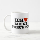 Ich Liebe Meine Freundin Koffiemok (Links)