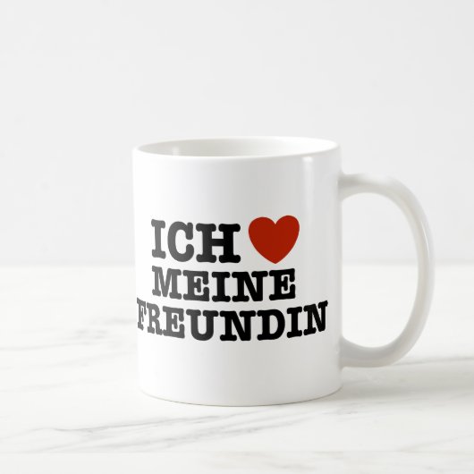 Ich Liebe Meine Freundin Koffiemok (Rechts)