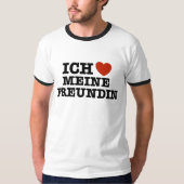 Ich Liebe Meine Freundin T-shirt (Voorkant)