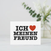 Ich Liebe Meinen Freund Briefkaart (Staand voorkant)