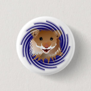 Ich liebe meinen kleinen Hamster Ronde Button 3,2 Cm