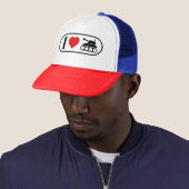 Ich liebe Panzer - I Love Tanks - Trucker Cap (In situ)