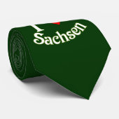 Ich liebe Sachsen Stropdas (Opgerold)