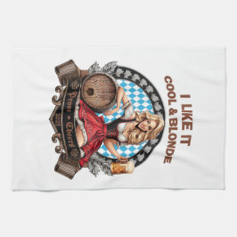 Ich mag es kühl und blond  - Volksfest Kirchweih Theedoek