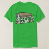 Ich rette 10 Haarschnitte Herren Friseur Barber Ba T-shirt (Design voorkant)