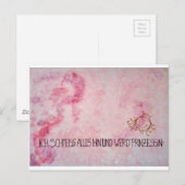 Ich schmeiss alles hin und ed' Prinzessin Briefkaart (Voorkant / Achterkant)