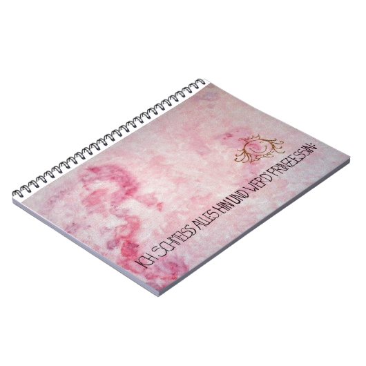 Ich schmeiss alles hin und werd` Prinzessin Notitieboek (Linkerzijde)