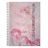 Ich schmeiss alles hin und werd` Prinzessin Notitieboek (Voorkant)