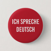 ICH SPRECHE DEUTSCH | IK SPREEK DUITS BUTTON (Voorkant)