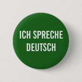 ICH SPRECHE DEUTSCH | IK SPREEK DUITS BUTTON (Voorkant)
