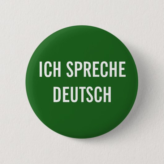 ICH SPRECHE DEUTSCH | IK SPREEK DUITS BUTTON (Voorkant)