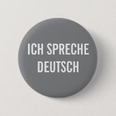 ICH SPRECHE DEUTSCH | IK SPREEK DUITS BUTTON (Voorkant)
