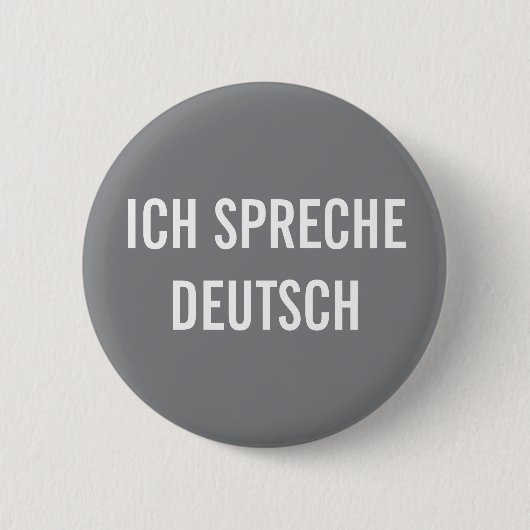 ICH SPRECHE DEUTSCH | IK SPREEK DUITS BUTTON (Voorkant)