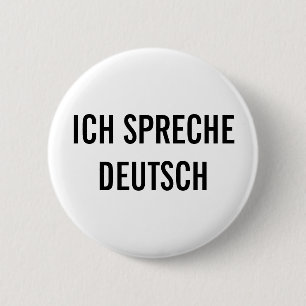 ICH SPRECHE DEUTSCH   IK SPREEK DUITS BUTTON