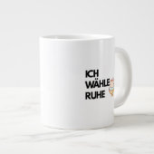 Ich Wähle Ruhe Mug Combo ,Calm Coffee Mug Grote Koffiekop (Voorkant rechts)