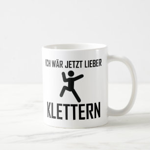 ich wär jetzt lieber klettern koffiemok