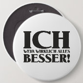 Ich weiß wirklich alles Besser! Button (Voorkant /achterkant)