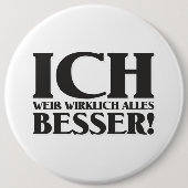 Ich weiß wirklich alles Besser! Button (Voorkant)