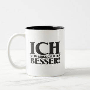 Ich weiß wirklich alles Besser! Tweekleurige Koffiemok