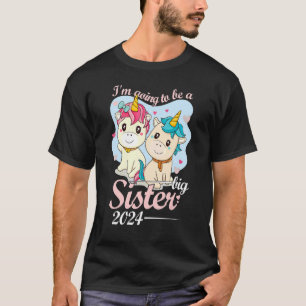 Ich Werde Große Schwester 2024 Eenhoorn Baby Annou T-shirt