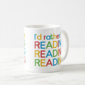 Ich würde lieber lesen – I’d rather be reading Koffiemok (Voorkant rechts)