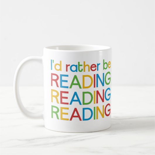 Ich würde lieber lesen – I’d rather be reading Koffiemok (Links)
