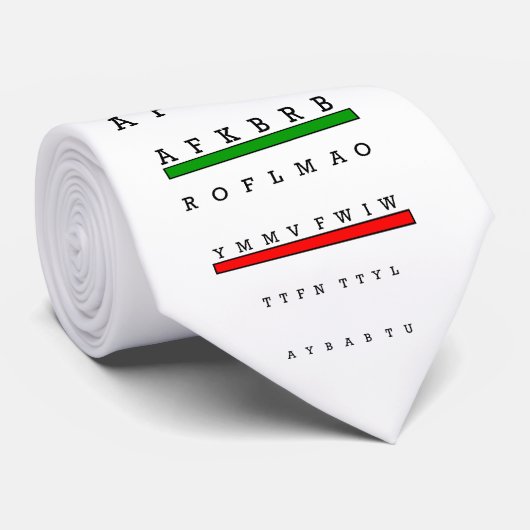 iChart Tie Stropdas (Opgerold)