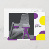 ichbinganzhier briefkaart (Voorkant / Achterkant)