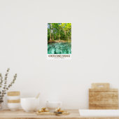 Ichetucknee Springs State Park Florida Aquarel Poster (Keuken)