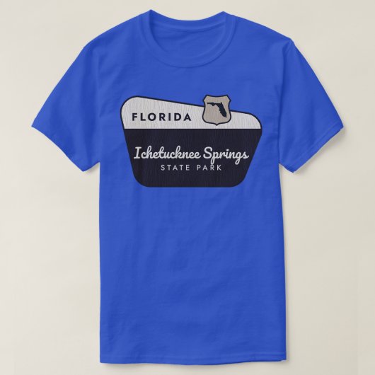 Ichetucknee Springs State Park Florida welkomstbor T-shirt (Design voorkant)