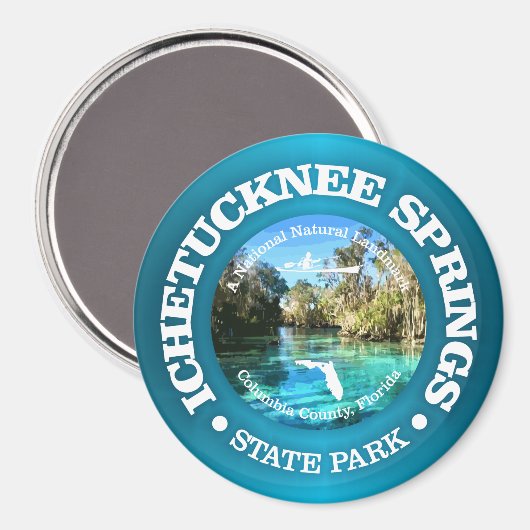 Ichetucknie Springs SP Magneet (Voorkant / Achterkant)