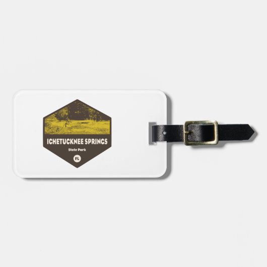 Ichetucknie Springs State Park Florida Bagagelabel (Voorkant horizontaal)